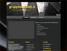 Tablet Screenshot of gruppostockisti.it